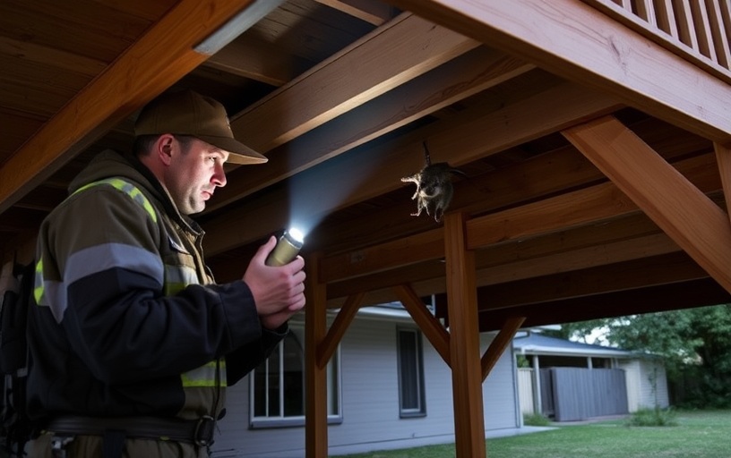 Under Deck Possum Removal in Gladesville